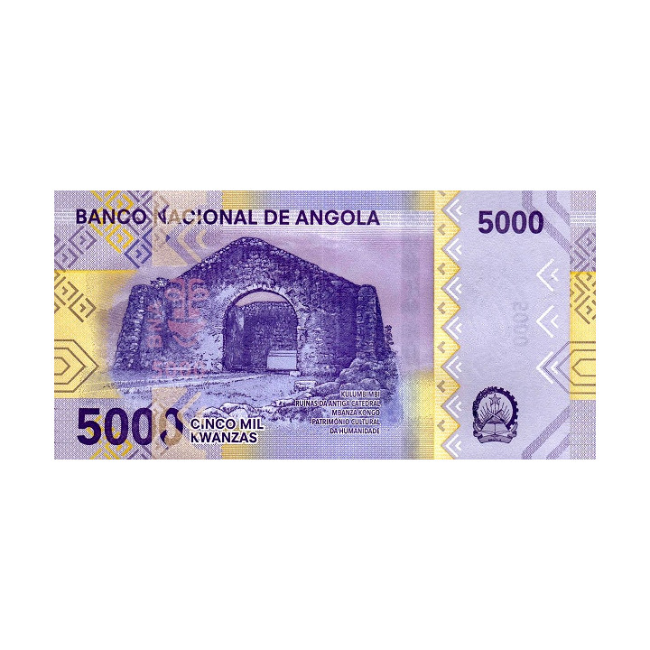 Angola 5000 Kwanzas 2020 P-new