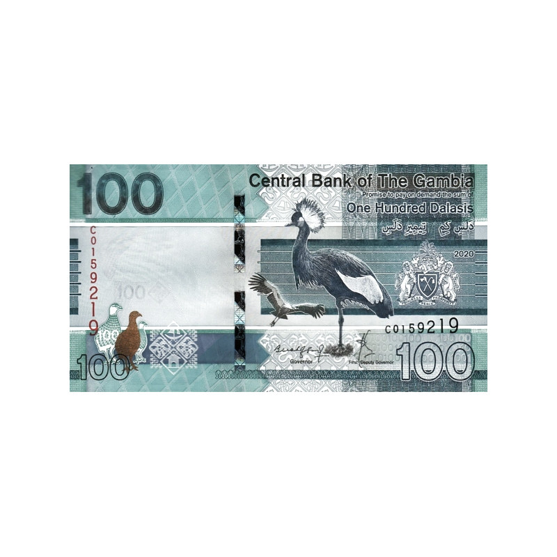Gambia 100 Dalasis 2020 P-new