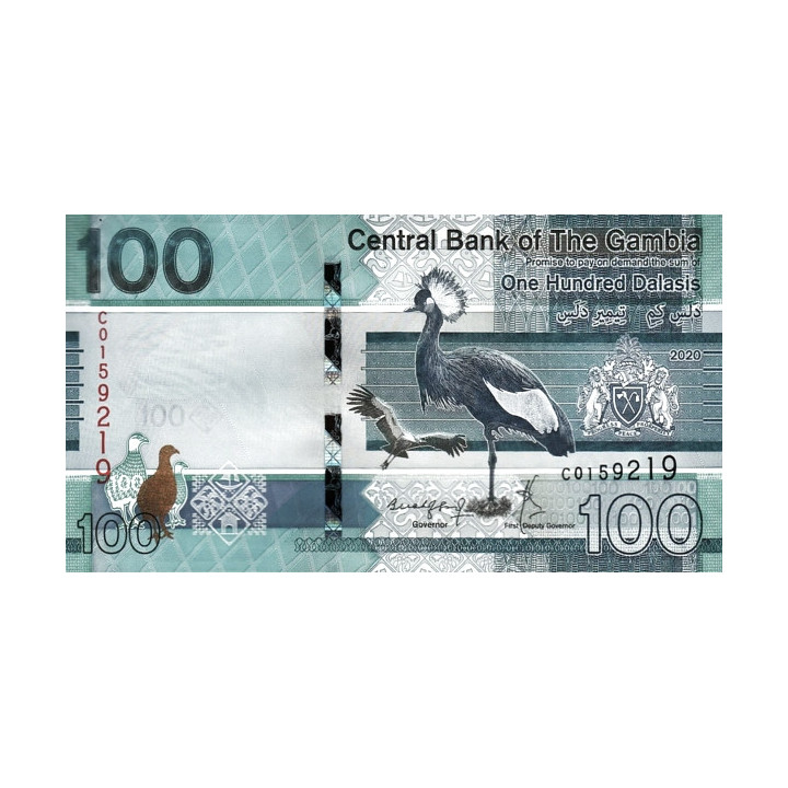 Gambia 100 Dalasis 2020 P-new