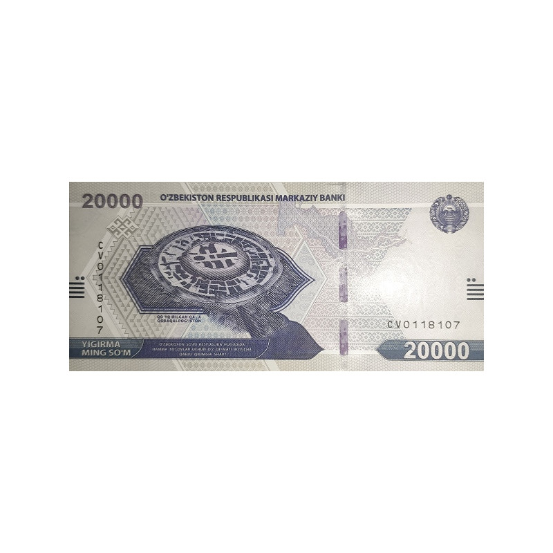 Uzbekistan 20000 Som 2021 P-new