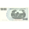 Zimbabwe 100 000 Dollars 2007 P-48b