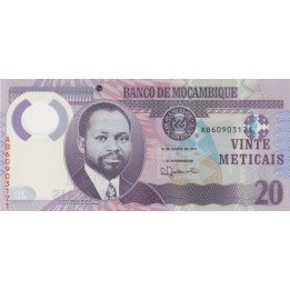 Mozambique 20 Meticais 2017 P-149b