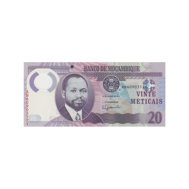 Mozambique 20 Meticais 2017 P-149b