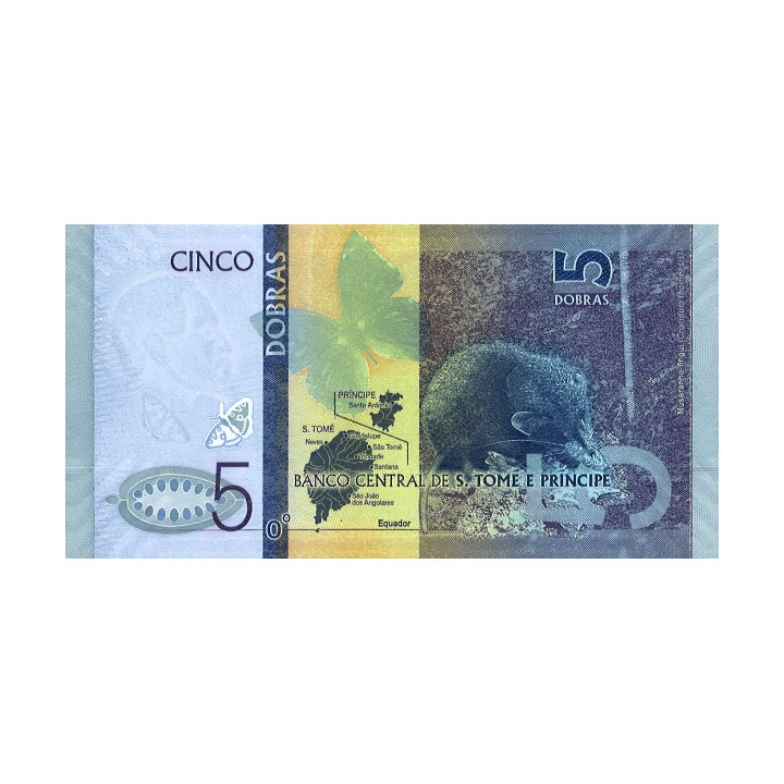 Sao Tome e Principe 5 Dobras 2021 P-new