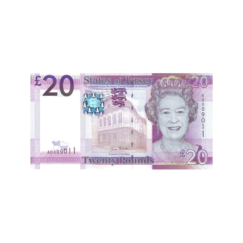 Jersey 20 Pounds 2010 P-35 UNC