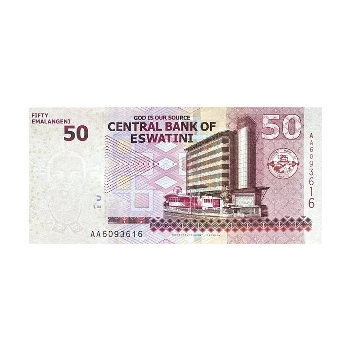 Eswatini (Swaziland) 50 Emalangeni 2021 P-new
