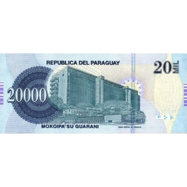 Paraguay 20 000 Guaranies 2015 P-238b