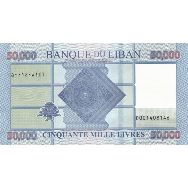 Libanon 50000 Livres 2019 P-94