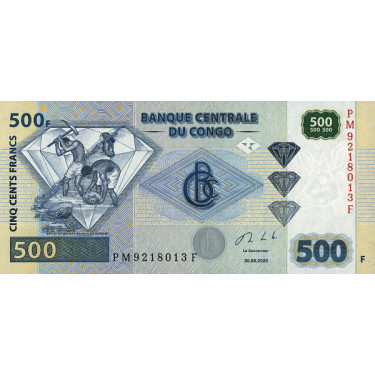 Kongo 500 Francs 2020 P-new