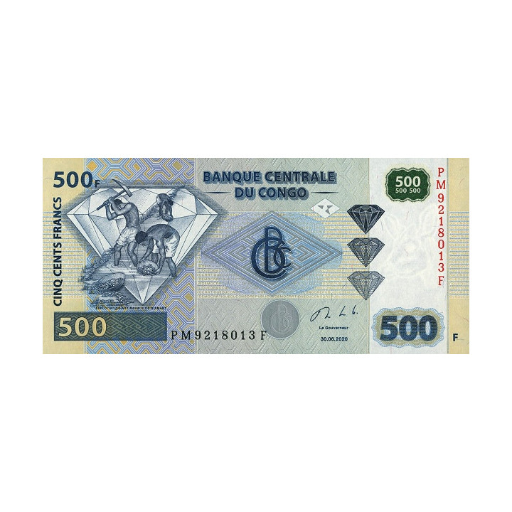 Congo 500 Francs 2020 P-new