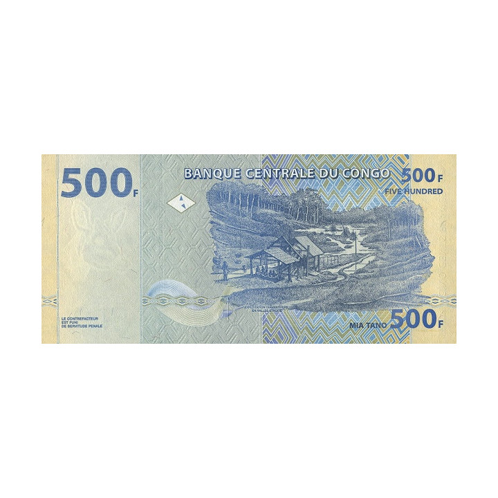 Congo 500 Francs 2020 P-new
