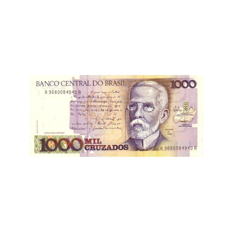 Brasilien 1000 Cruzados 1988 P-213b