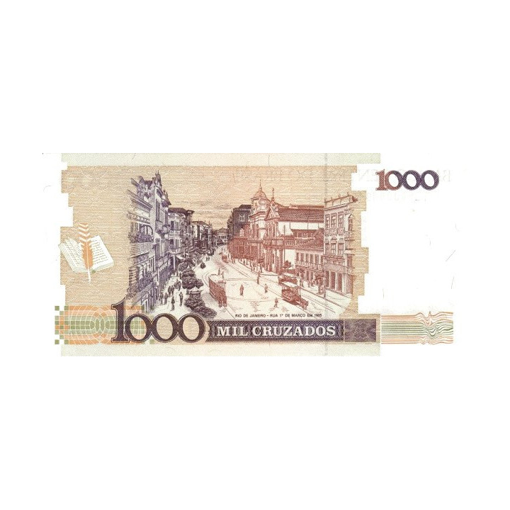 Brasilien 1000 Cruzados 1988 P-213b