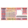 Lebanon 5000 Livres 2004 P-85a