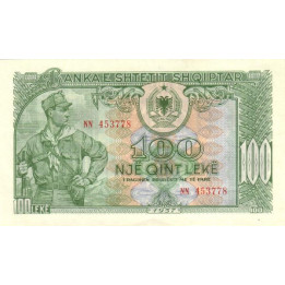 Albania 100 Leke 1957 P-30