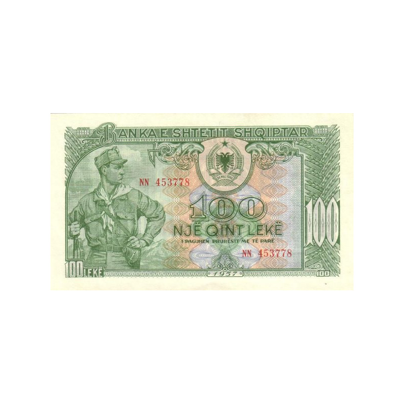 Albania 100 Leke 1957 P-30