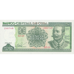 Kuba 5 Pesos 2015 P-116o