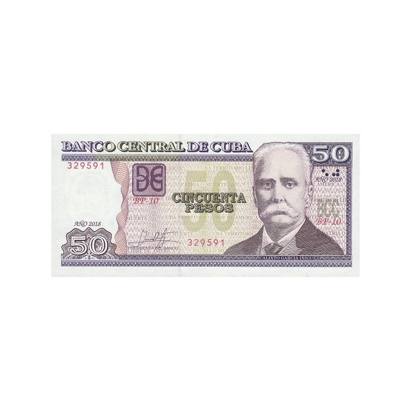 Kuba 50 Pesos 2018 P-123