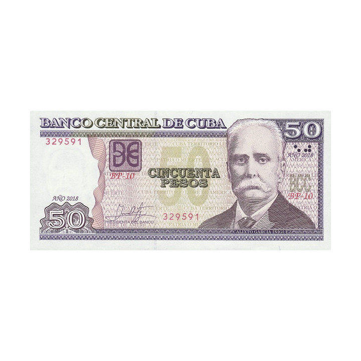 Kuba 50 Pesos 2018 P-123