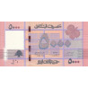 Lebanon 5000 Livres 2014 P-91b