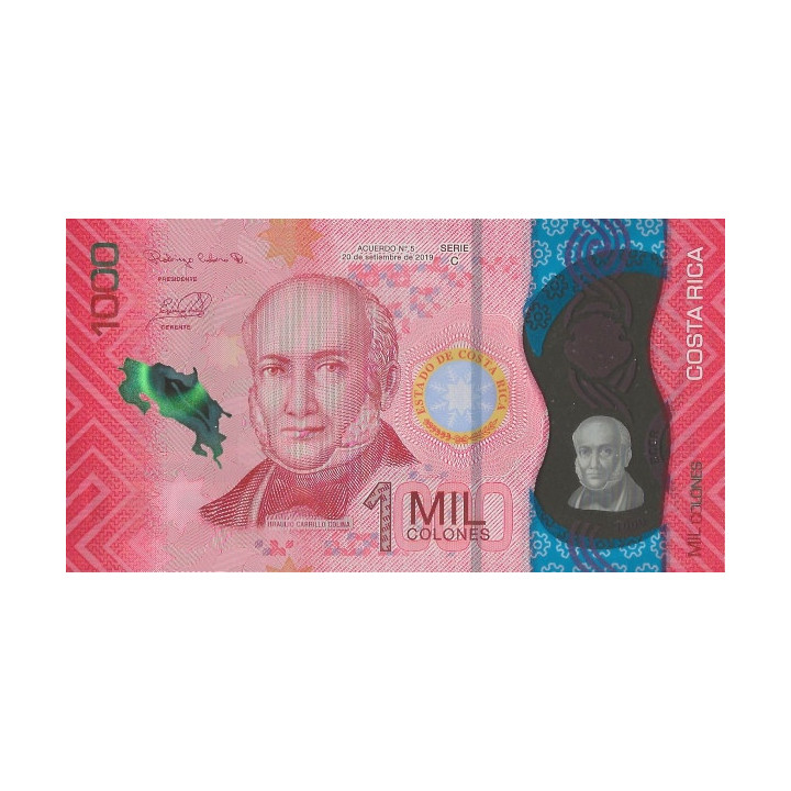 Costa Rica 1000 Colones 2019 (2021) P-new