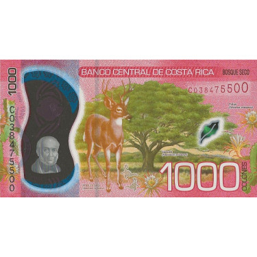 Costa Rica 1000 Colones 2019 (2021) P-new