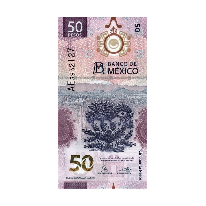 Mexiko 50 Pesos 2021 P-new