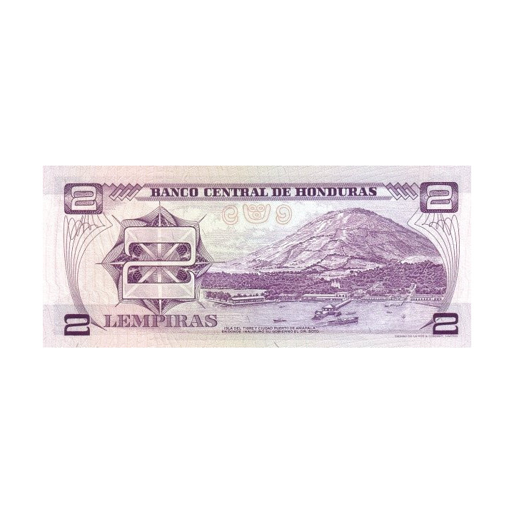 Honduras 2 Lempiras 1976 P-61