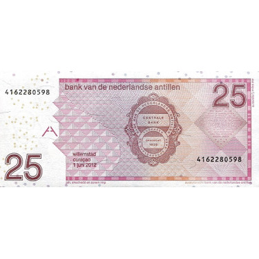 Netherlands Antilles 25 Gulden 2012 P-29g