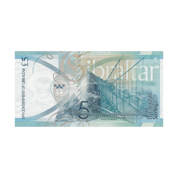 Gibraltar 5 Pounds 2021 P-new