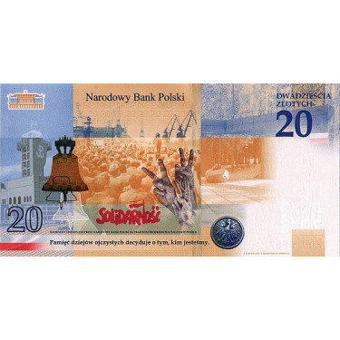 Poland 20 Zlotych 2021 P-new