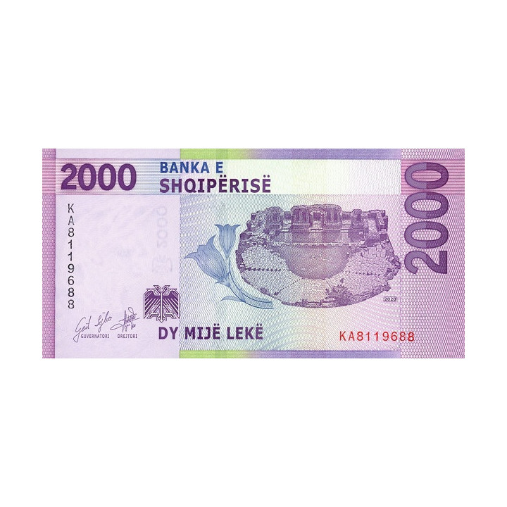 Albania 2000 Leke 2022 P-new