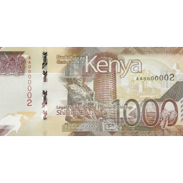 Kenya 1000 Shillings 2019 P-56