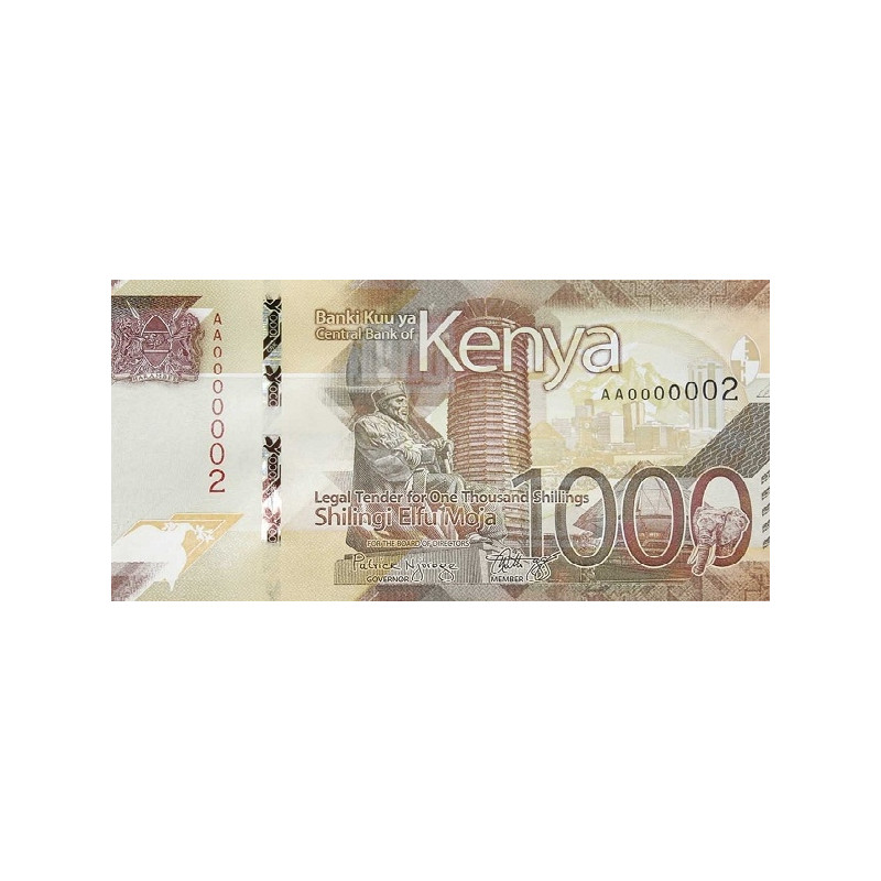 Kenya 1000 Shillings 2019 P-56