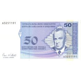 Bosnia Herzegovina 50 Pfeniga 1998 P-57
