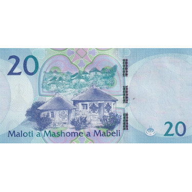 Lesotho 20 Maloti 2021 P-22d