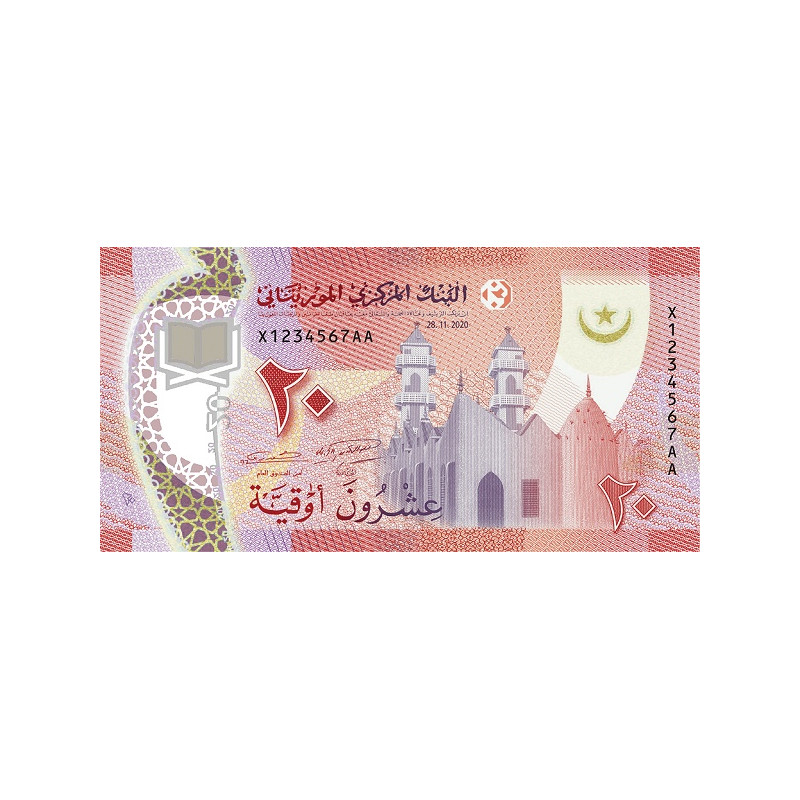 Mauretanien 20 Ouguiya 2021 P-new