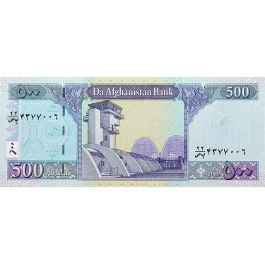 Afghanistan 500 Afghanis 2016 P-76d