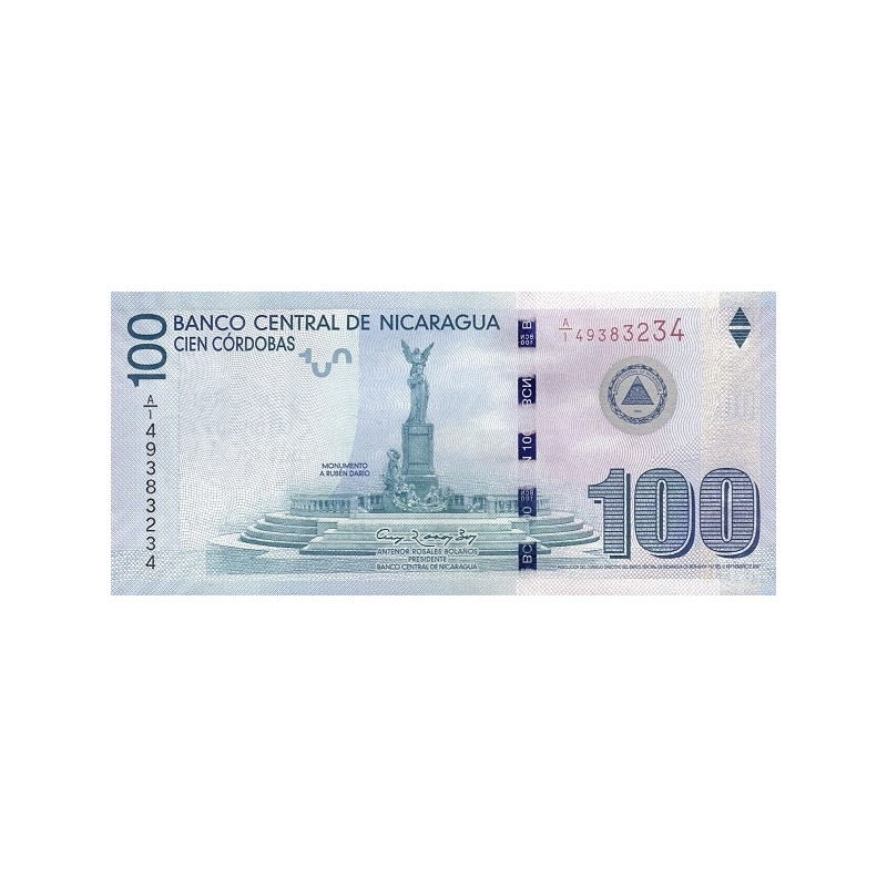 Nicaragua 100 Cordobas 2007-2012 P-208