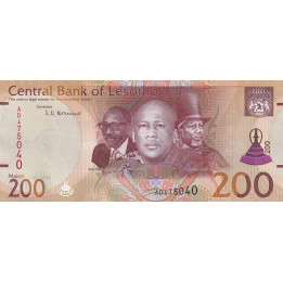 Lesotho 200 Maloti 2021 P-25b