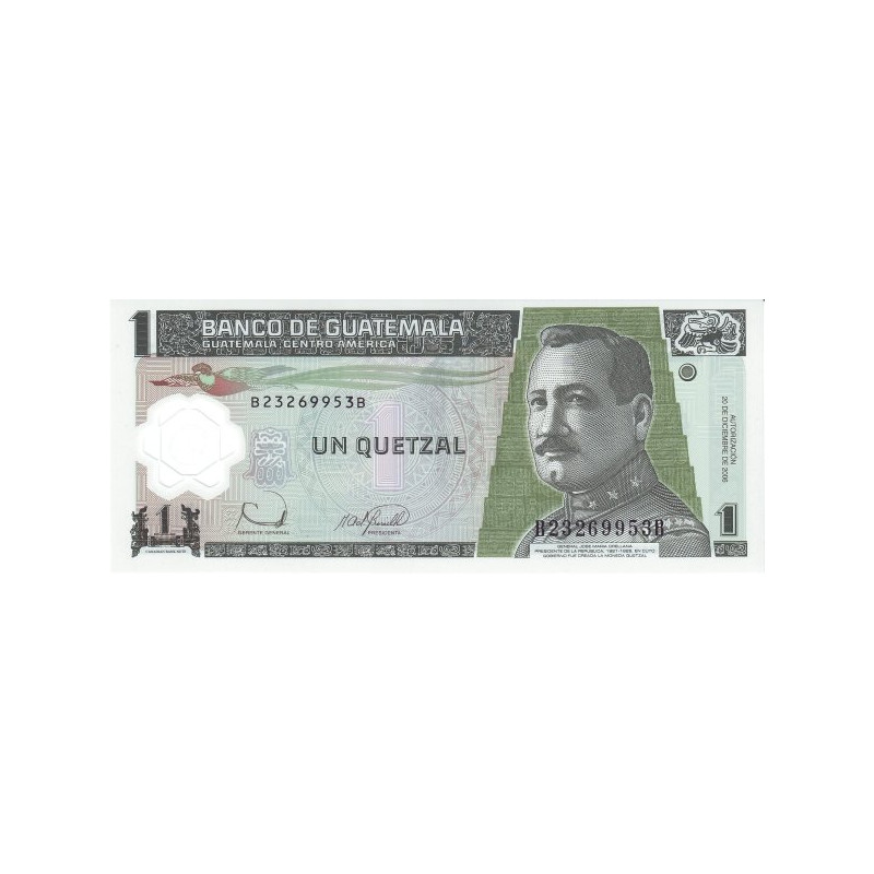 Guatemala 1 Quetzal 2006 P-109