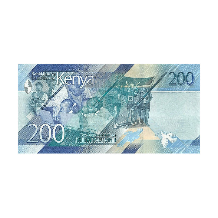 Kenya 200 Shillings 2019 P-54