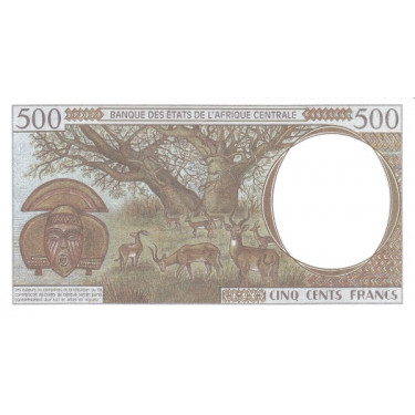 Central African States 500 Francs 1999 P-301Ff