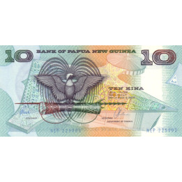 Papua New Guinea 10 Kina 1997 P-9d