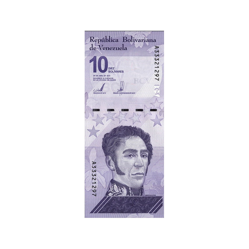 Venezuela 10 Bolivares Digitales 2021 P-new