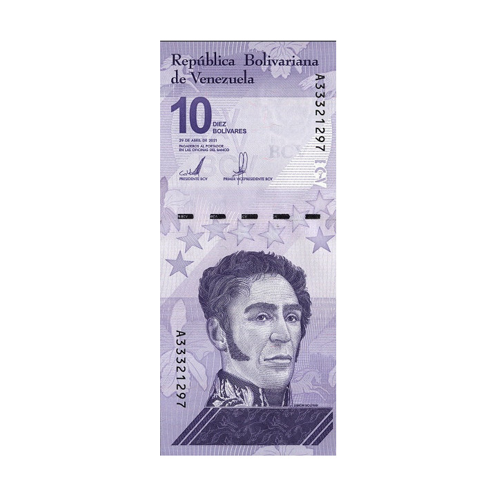 Venezuela 10 Bolivares Digitales 2021 P-new