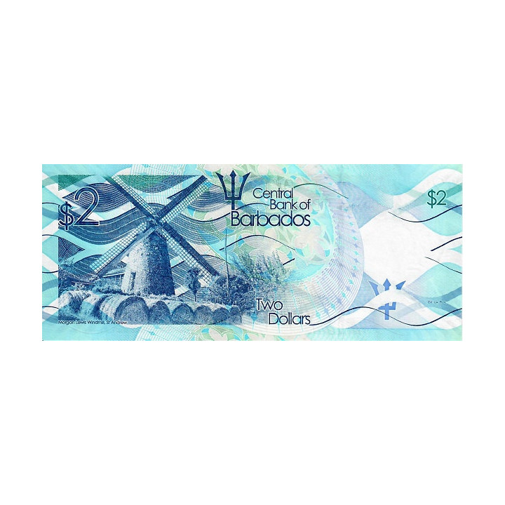 Barbados 2 Dollars 2018 P73d
