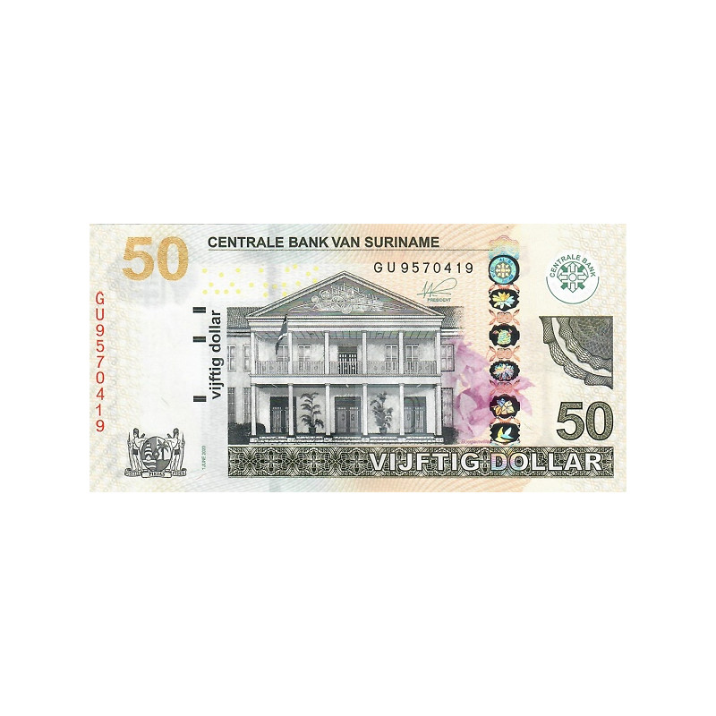Surinam 50 Dollars 2020 P165