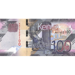 Kenya 100 Shillings 2019 P-53