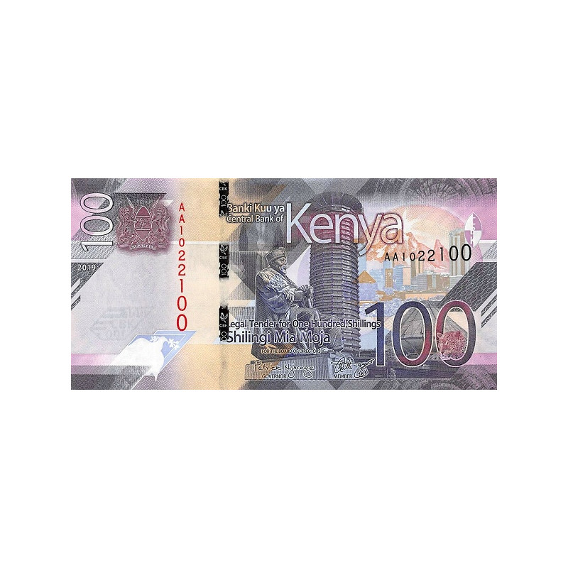 Kenya 100 Shillings 2019 P-53